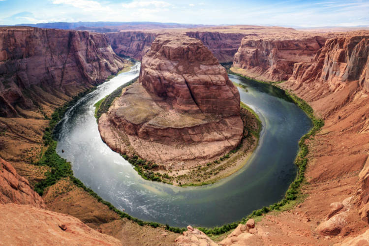 Horseshoe bend view